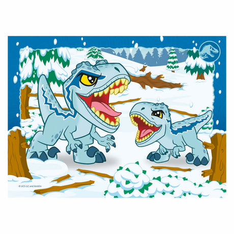 Ravensburger puslespil Jurassic World Explorers - 4 puslespil