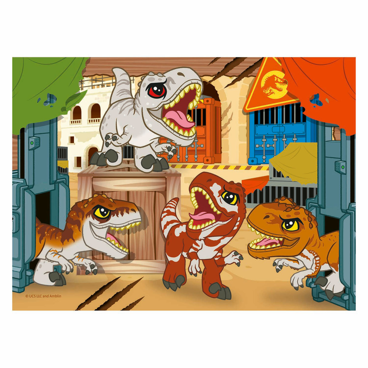 Ravensburger puslespil jurassic world explorers - puslespil - 12, 16, 20, 24 brikker