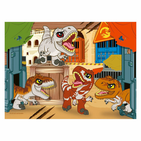 Ravensburger puslespil Jurassic World Explorers - 4 puslespil