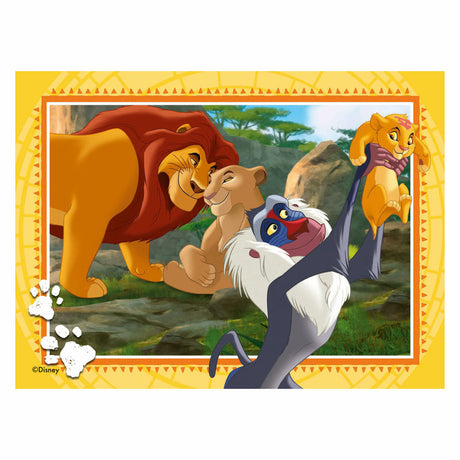 Ravensburger puslespil disney løvernes konge - 4 puslespil