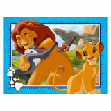 Ravensburger Løvernes Konge 4-i-1 puslespil