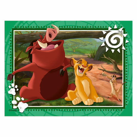 Ravensburger puslespil disney løvernes konge - 4 puslespil