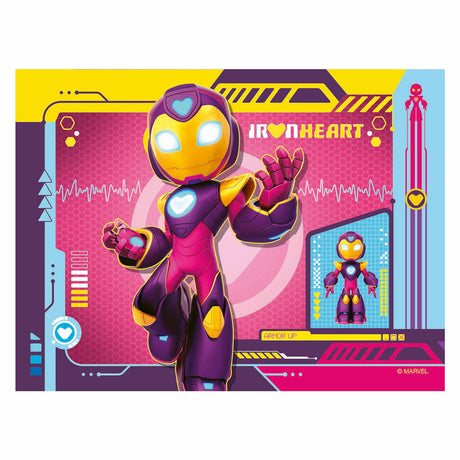 Ravensburger puslespil iron man og hans fantastiske venner - 4 puslespil