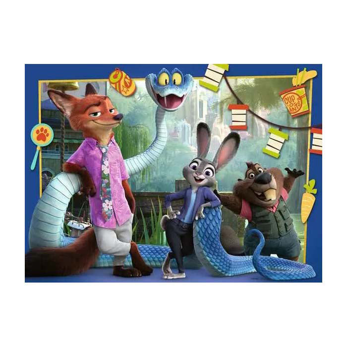 Ravensburger puslespil zootopia 2 100 xxl brikker