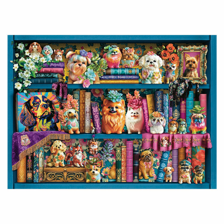 Ravensburger puslespil ædle porcelæn mops - puslespil - 500 brikker