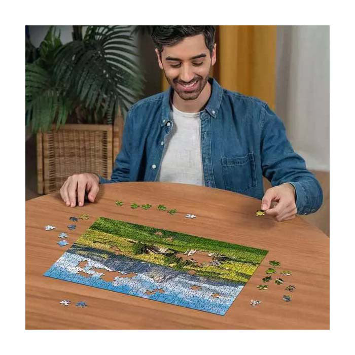 Ravensburger puslespil landskab - puslespil - 500 brikker