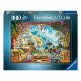 Ravensburger puslespil Middelhavet terrasseudsigt - 1000 stk.