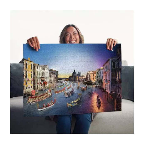 Ravensburger puslespil Venedig dag til nat 1000 brikker