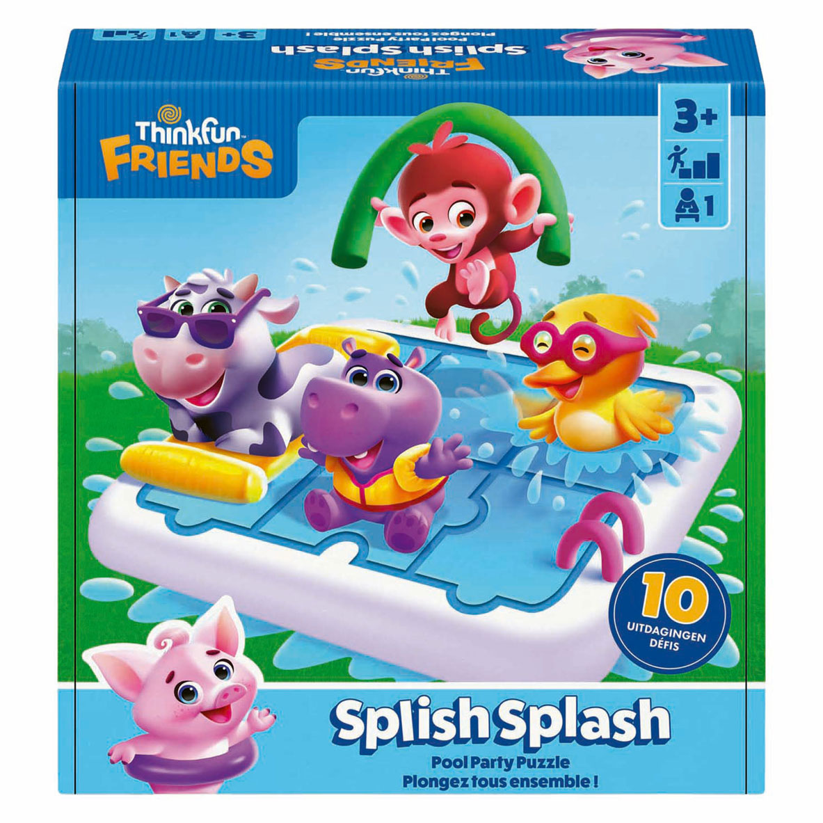 Ravensburger tænker sjove venner: splish splash - hjernetrim