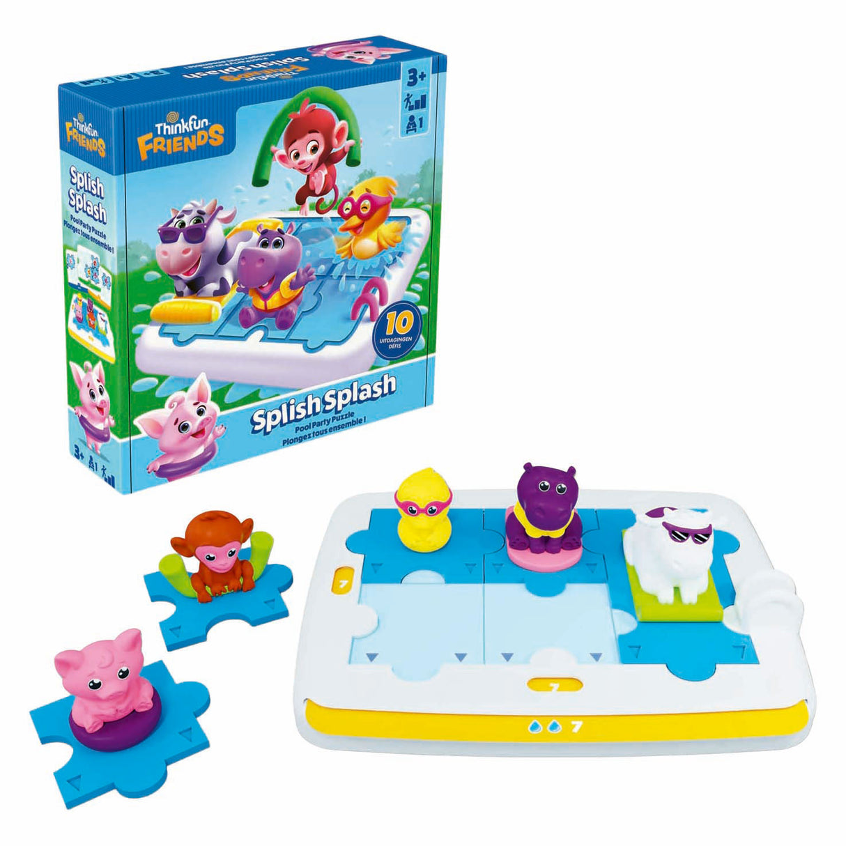 Ravensburger tænker sjove venner: splish splash - hjernetrim
