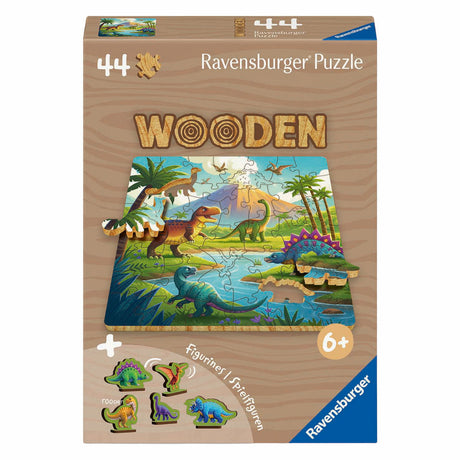Ravensburger puslespil dinosaur i træ - 44 stk.