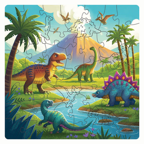 Ravensburger puslespil dinosaur i træ - 44 stk.