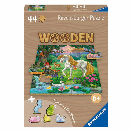 Ravensburger puslespil i træ enhjørning - 44 stk.