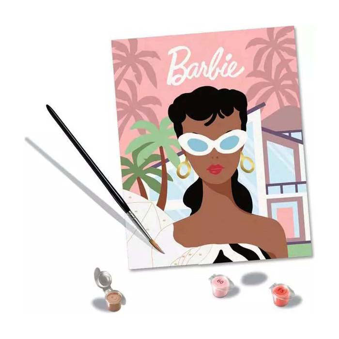Ravensburger maling efter nummer barbie 1959 kreativ pakke voksne.