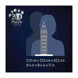 Ravensburger 3d puslespil iconics big ben - med lys - 235 stk.