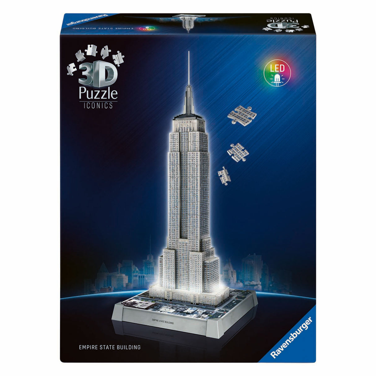 Ravensburger 3D puslespil ikoniske Empire State Building - med lys - 241st.