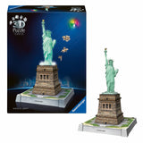 Ravensburger 3D puslespil ikoniske Frihedsgudinden - med lys - 128 stk.