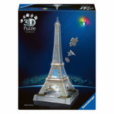 Ravensburger 3D puslespil ikoniske Eiffeltårnet - med lys - 243 stk.