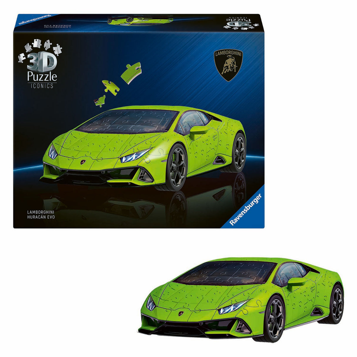 Umærket sans marque ravensburger - 3d puslespil - lamborghini huracán