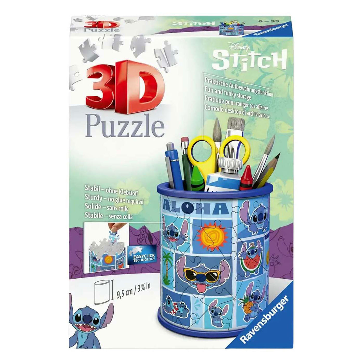 Ravensburger 3D puslespil Disney sypenholder - 54 stykker.