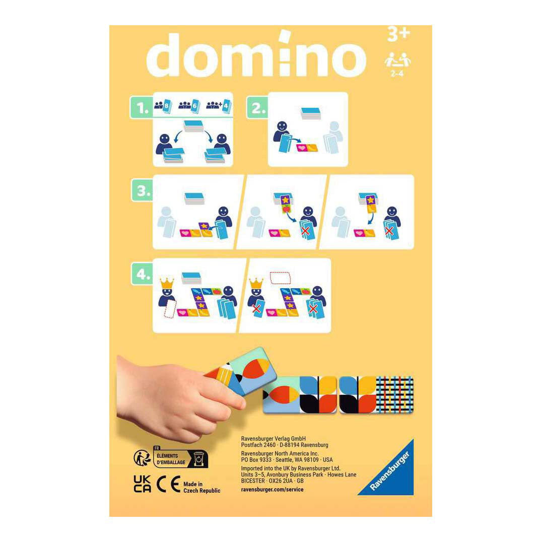 Ravensburger spil blå domino lomme | 2 stk