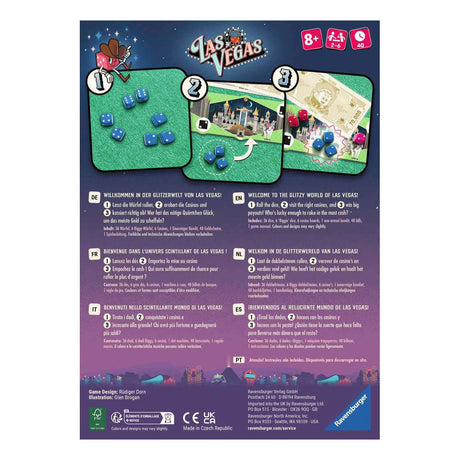 Ravensburger – las vegas – dobbelspel – vanaf 8 jaar