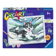 Ravensburger – creart: fræk husky – mal efter tal