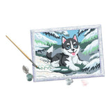 Ravensburger – creart: fræk husky – mal efter tal