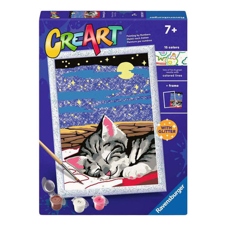 Ravensburger – creart: drømmende katte – maleri efter tal