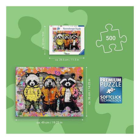 Ravensburger – pluizige vrienden – legpuzzel – 500 stukjes