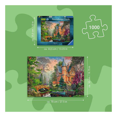 Ravensburger – terracotta mansion – legpuzzel – 1000 stukjes