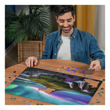 Ravensburger puslespil aurora over Kirkjufell 1000 brikker