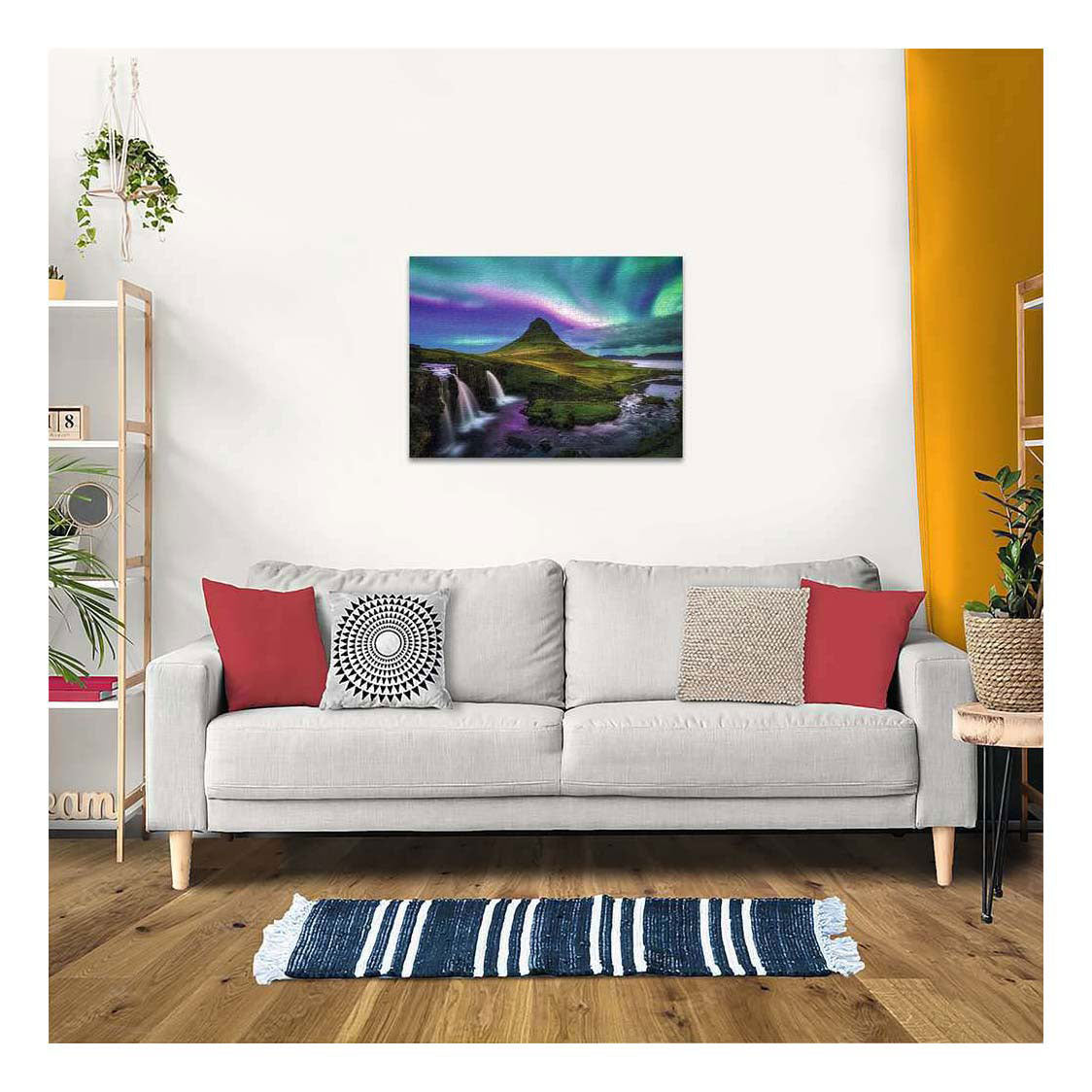 Ravensburger puslespil aurora over Kirkjufell 1000 brikker