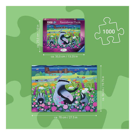 Ravensburger – weidevrienden – legpuzzel – 1000 stukjes