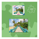 Ravensburger – farverig bro i Malaysia – puslespil – 1000 brikker
