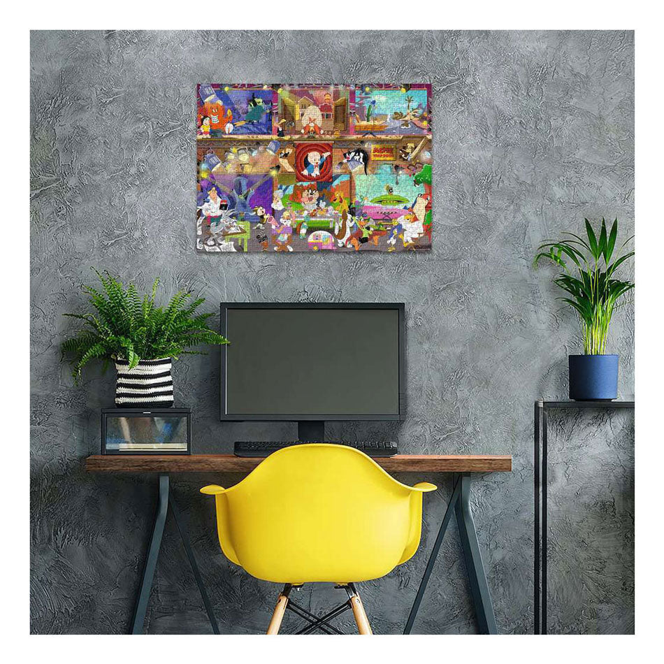 Ravensburger puslespil Looney Tunes Studio - 1000 stk.
