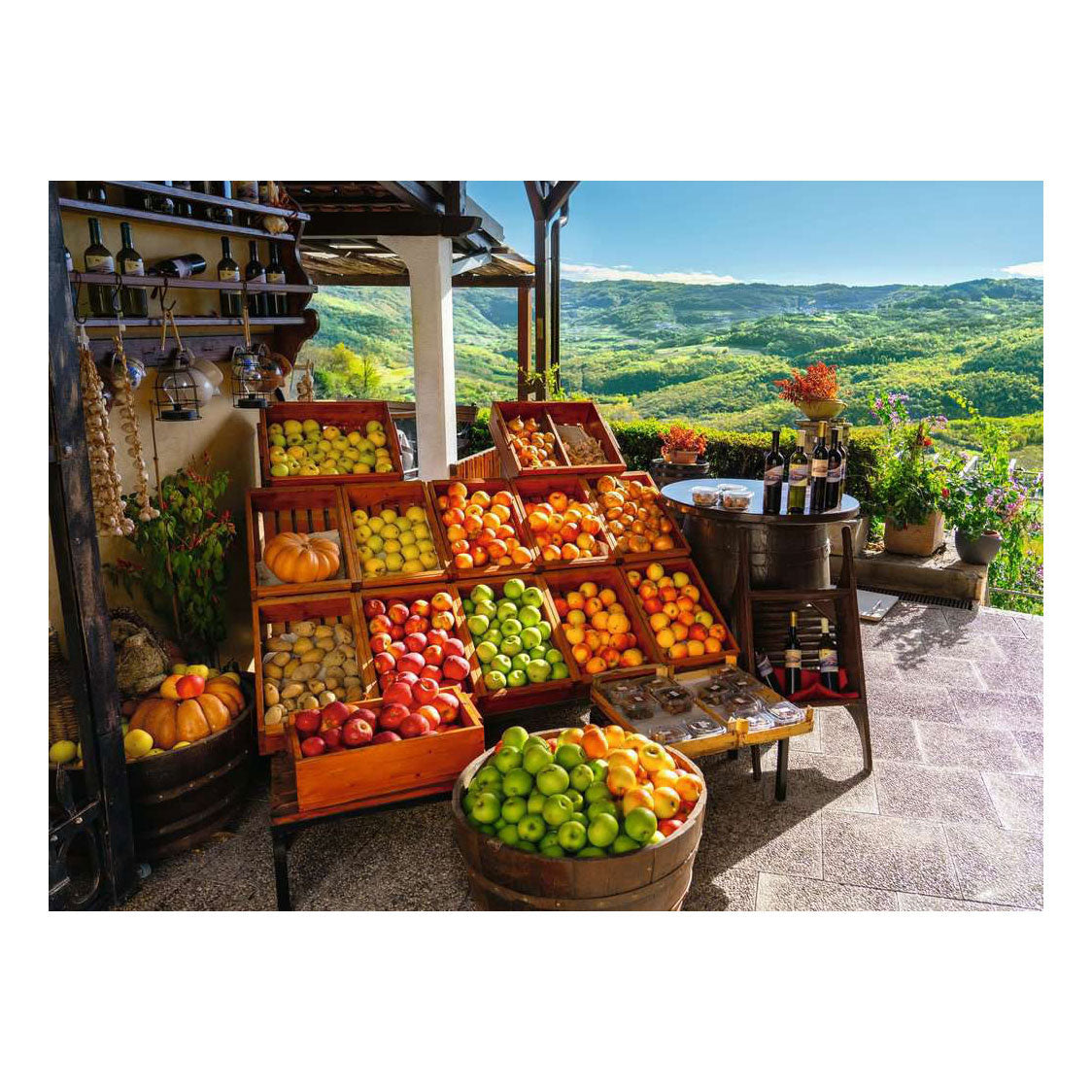 Ravensburger – frugt- og grøntmarked, Kroatien – puslespil – 500 brikker