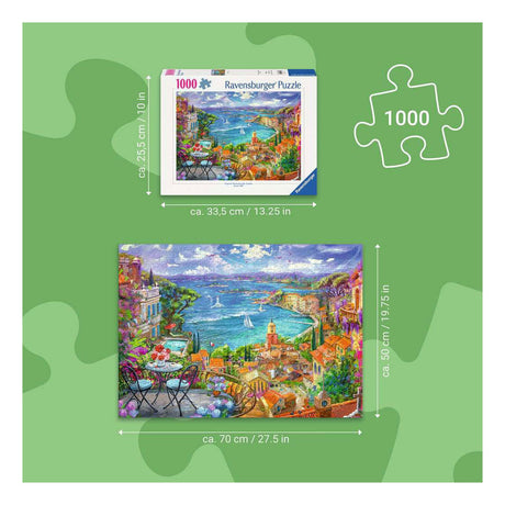 Ravensburger – puslespil – 1000 brikker – 70 x 50 cm