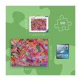 Ravensburger – fisk i fuchsia – puslespil – 500 brikker