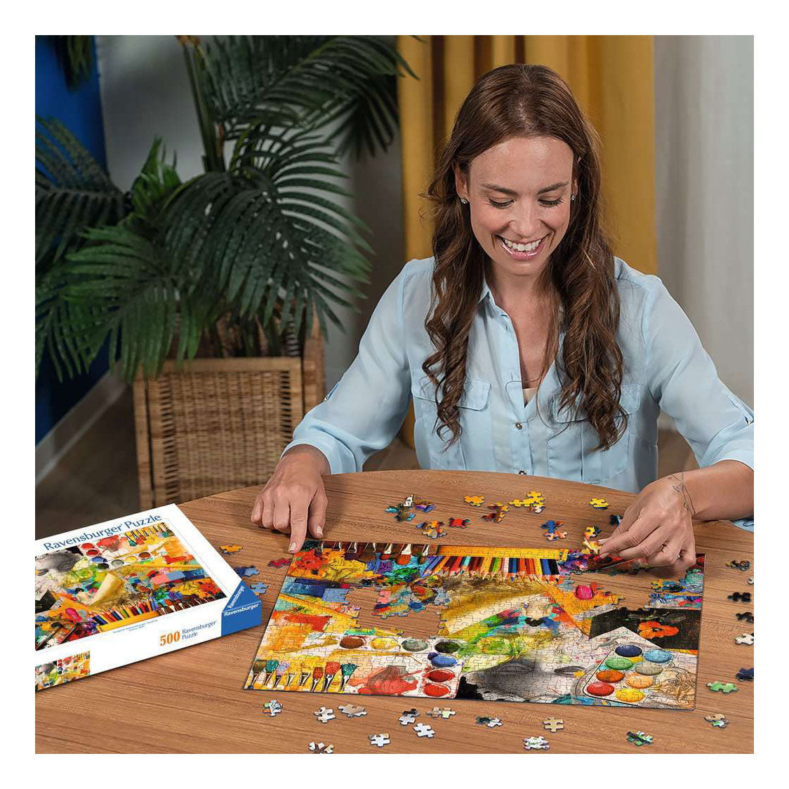 Ravensburger – studiekunst – puslespil – 500 brikker