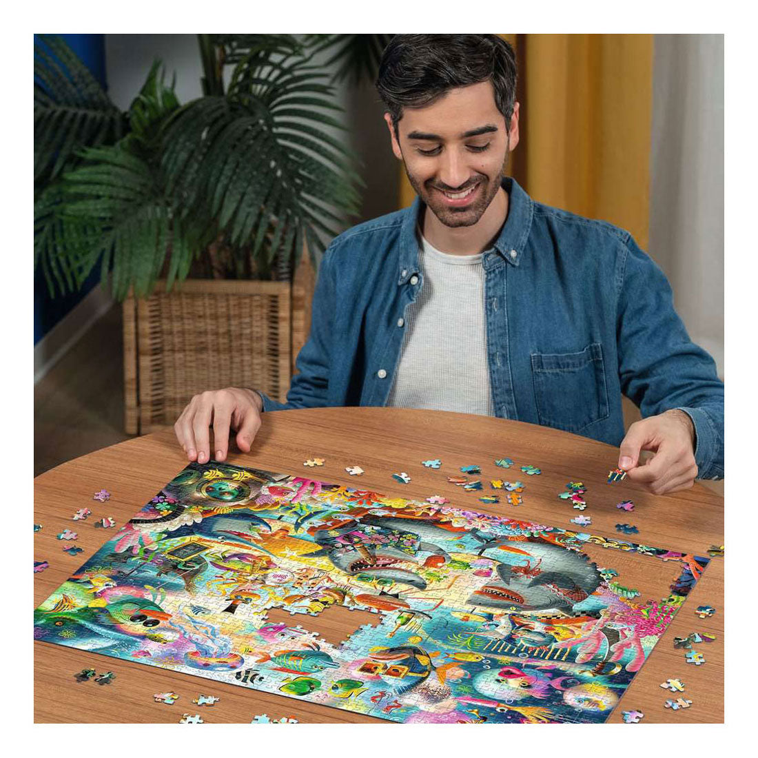 Ravensburger – ocean lounge – puslespil – 1000 brikker