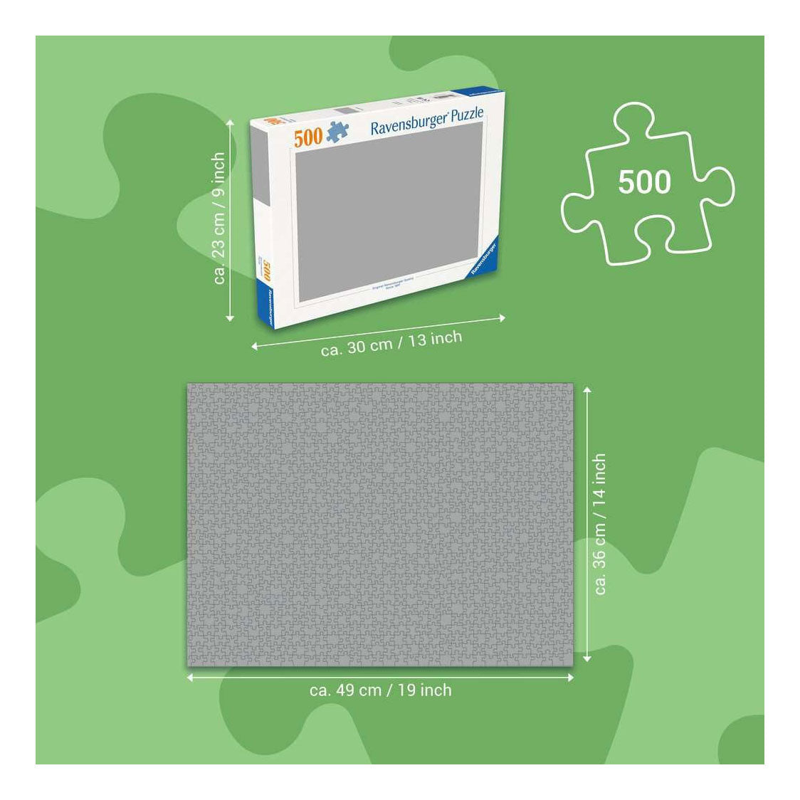 Ravensburger – kanin og kylling – puslespil – 500 brikker
