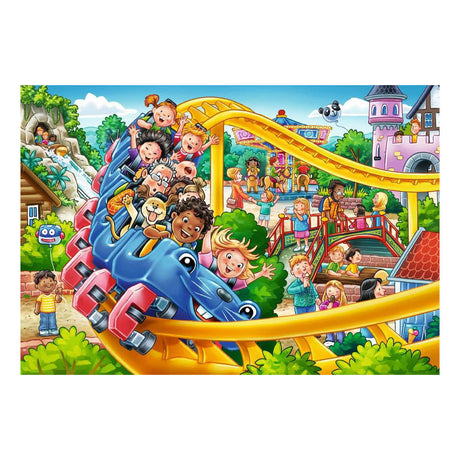 Ravensburger – pretpark – kinderpuzzel – 2 x 24 stukjes
