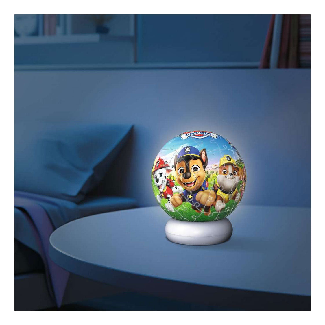 Ravensburger – potepatrulje – 3d puslespil, natlampe – 73 brikker