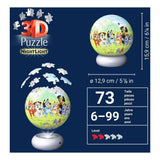 Ravensburger – bluey – 3D puslespil-natlampe – 73 brikker