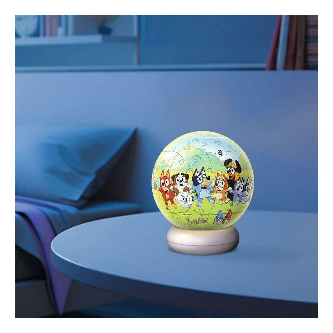 Ravensburger – bluey – 3D puslespil-natlampe – 73 brikker