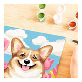 Ravensburger – creart: floral corgi – maleri efter tal