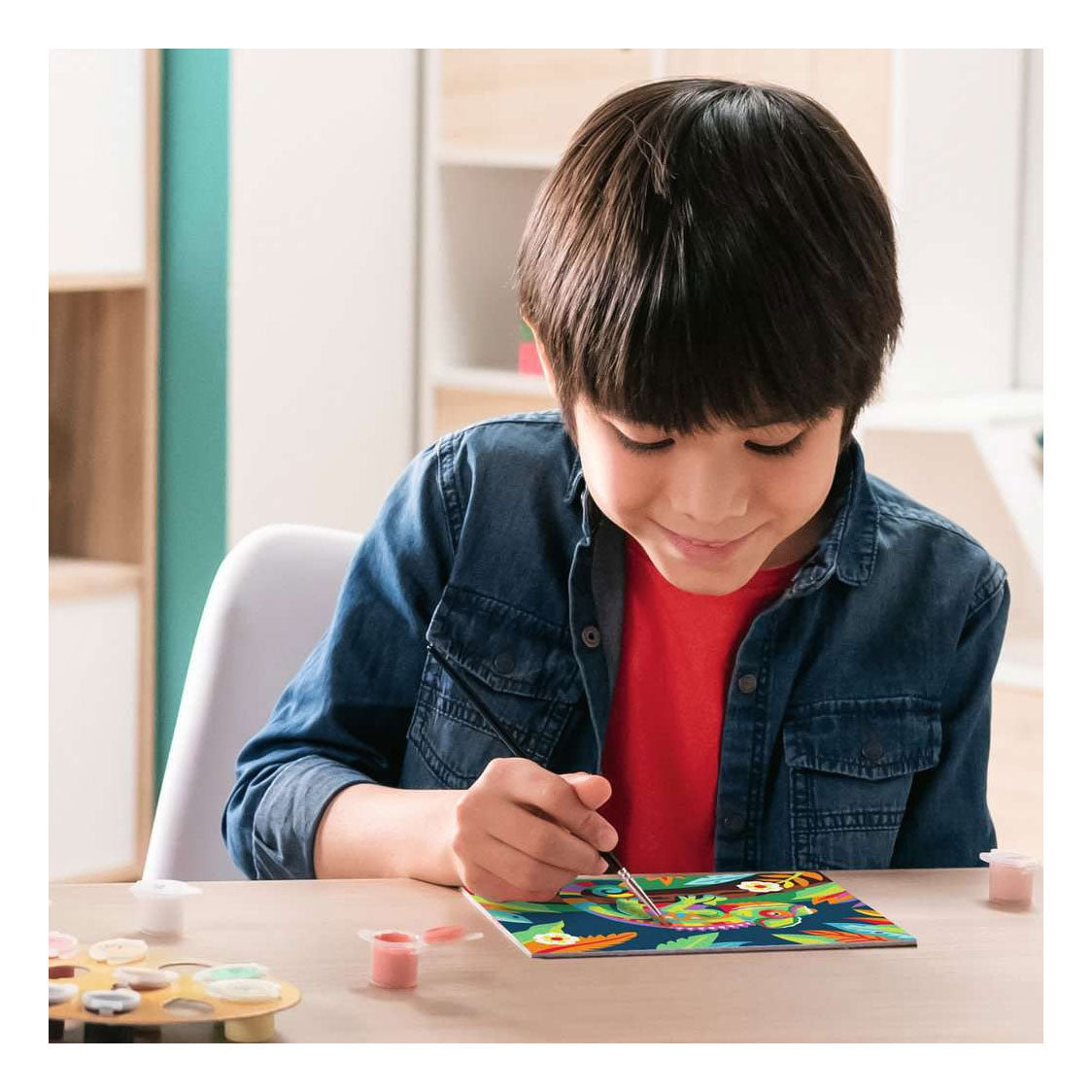 Ravensburger creart maling efter nummer - kamæleon