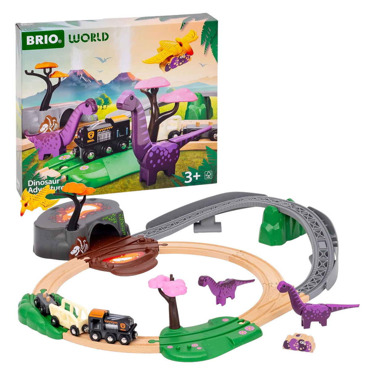 Brio verden dinosaur eventyr sæt