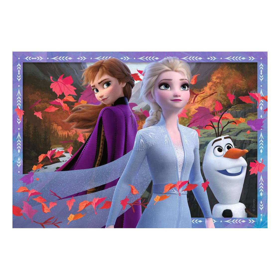 Ravensburger puslespil disney frosne 2 - 2x24 brikker - børnepuslespil
